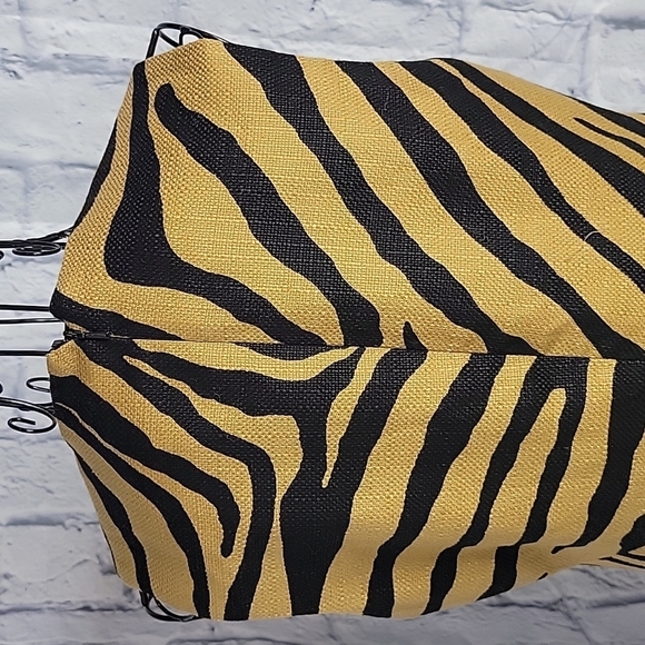 ANNE KLEIN Black and‎ Gold Leopard Print Dress Size 2 - Picture 5 of 7